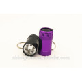 Factory Bulk Sale 2 * CR2032 Button Cell Usé Cheap Metal Kids 6 led Mini Flashlight